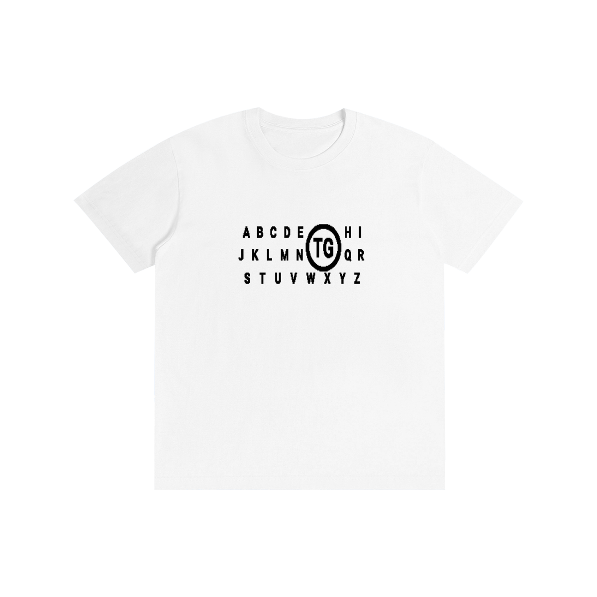 Alphabet Tshirt Prototype Tshirt