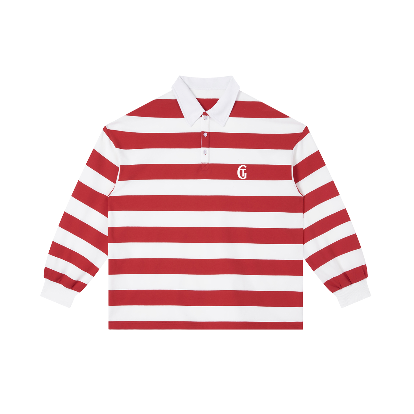 Gestreiftes Polo Langarm